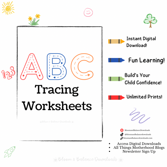 ABC Tracing Worksheets